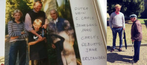 Carlo e la sua famiglia dalla Germania con Fulvio il "Maghino, ieri ed oggi, attraverso gli anni.