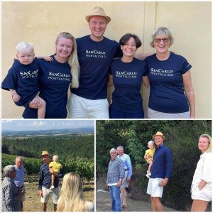 Olivia and her family from Sweden and Germany, September 2021