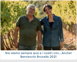 Noi siamo sempre qua e i nostri vini.. Anche! Benvenuto Brunello 2021