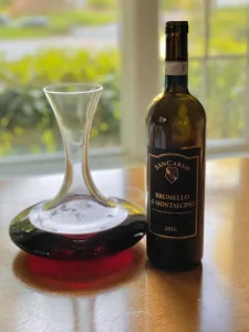 Robert from USA, May 2022: "Our friends are enjoying the best wine in Tuscany! Grazie Mille!"