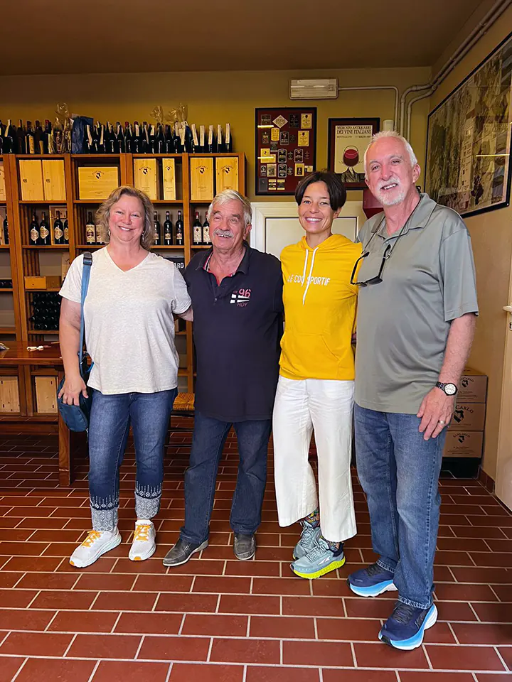 Hello Gemma! We had a wonderful time visiting you yesterday and can’t wait to drink the Brunello at home! Tamara e Bart from US, October 2023