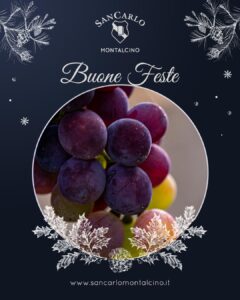 Natale 2023 - Buone Feste da SanCarlo Montalcino
