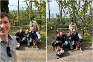 Greg e la sua famiglia dagli Stati Uniti, Aprile 2024