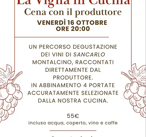 La Vigna in Cucina,